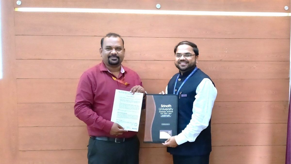 Srinath विश्वविद्यालय और एनआईएसएम के बीच एमओयू पर हस्ताक्षर वित्तीय शिक्षा एवं रोजगार के अवसरों को मिलेगा नया आयाम